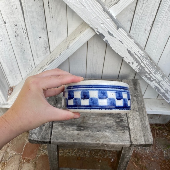 Handmade Ceramic Bowl Dog Dish Circle Catch All - Picture 3 of 6